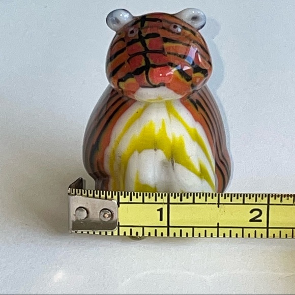 Hand Blown Glass Tiger Figurine - Picture 8 of 8
